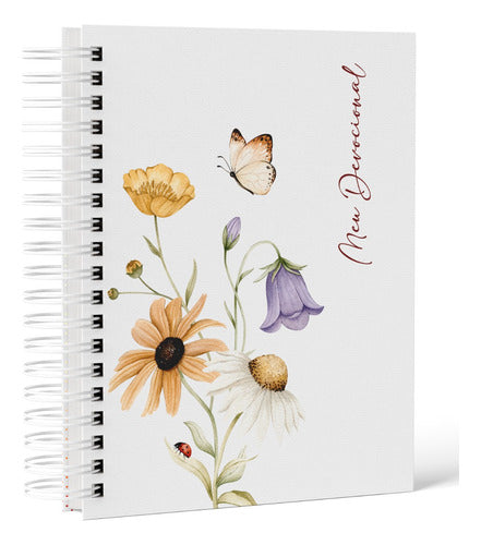 Caderno Devocional Libélula - Flores do Campo