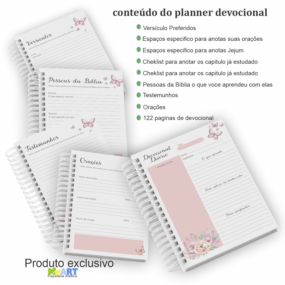 Caderno Devocional "Entre Eu e Deus"