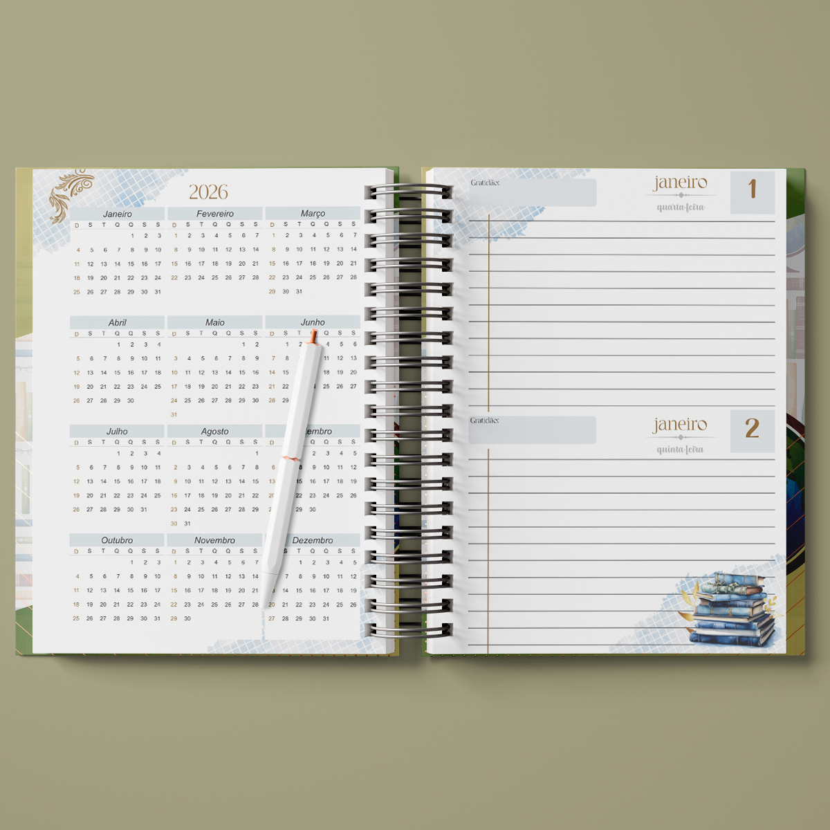 Agenda do Professor - Presente Dia Dos Professores