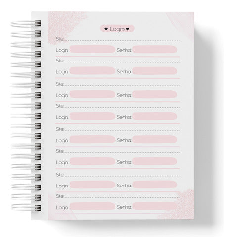 Agenda Manicure E Pedicure Para Agendamentos Capa Dura Meart