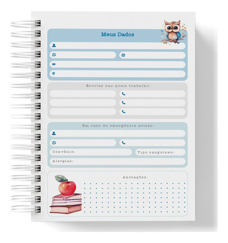 Planner Do Professor personalizado