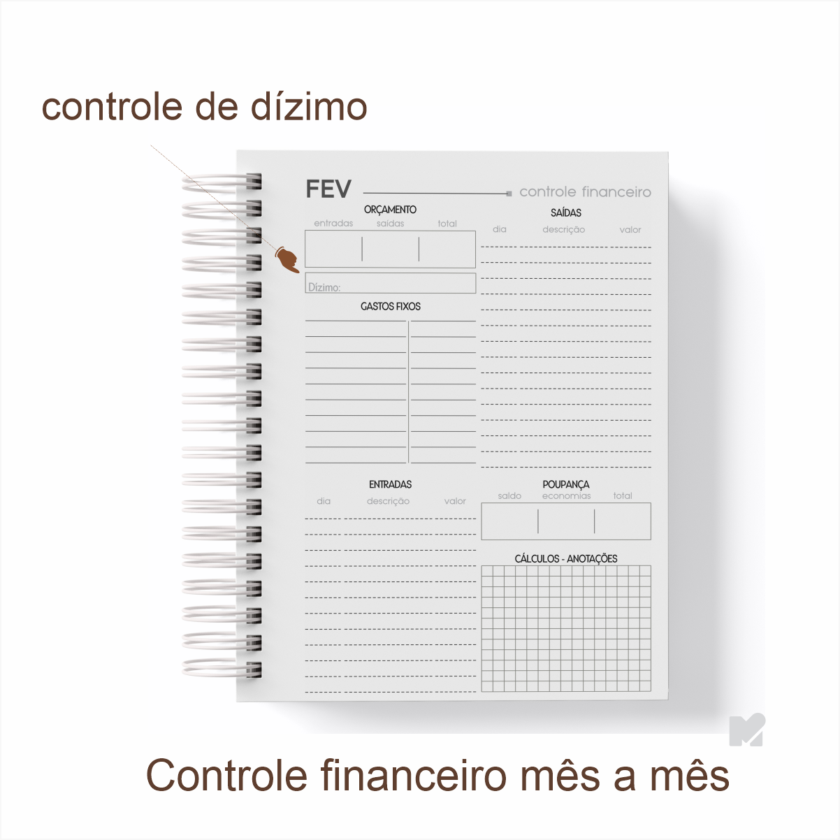 Agenda 2025 Masculina - Edificar