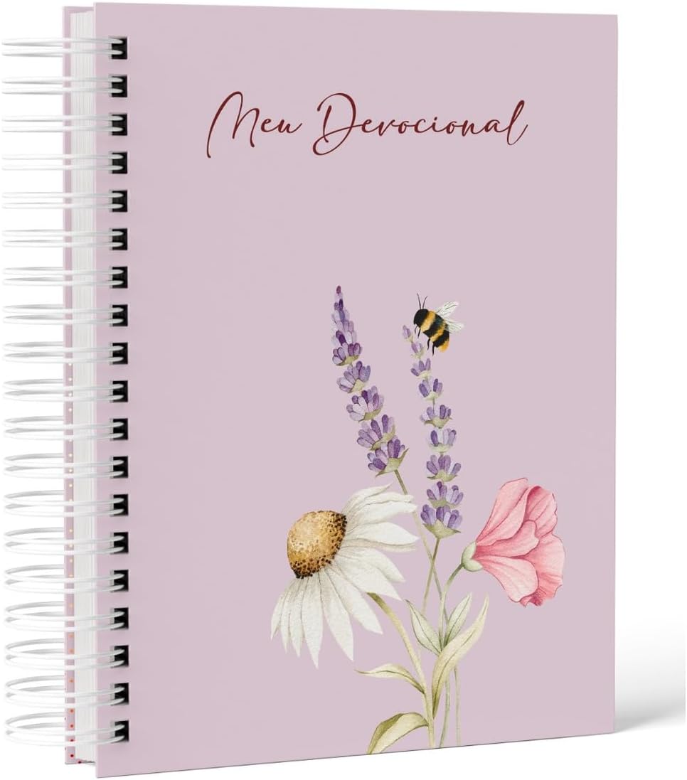 Meu Devocional - Planner Devocional - Estudos bíblicos - Diários Flores Do Campo