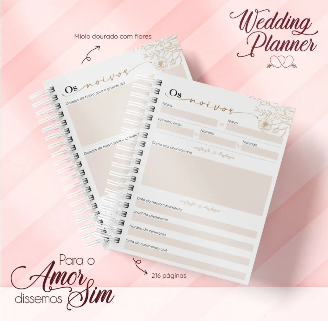 Planner Da Noiva - Organização do Casamento e Festa de Lua de Mel