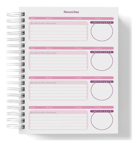 Planner Do Professor personalizado