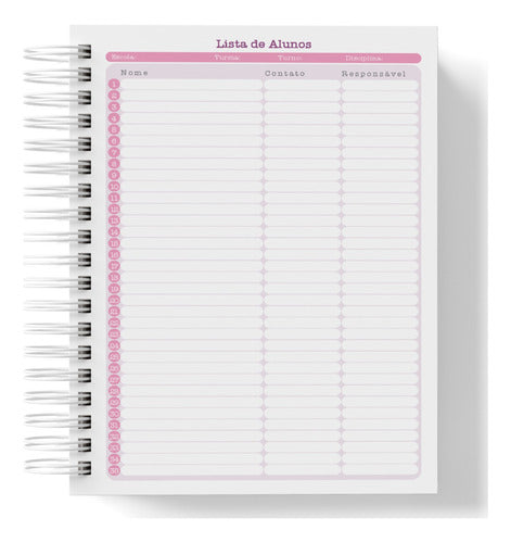 Planner Do Professor personalizado