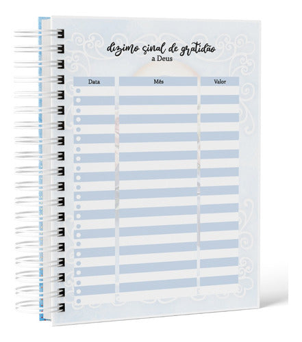 Caderno Devocional Católico Coleção Virgem Maria 244 Pag Decoradas