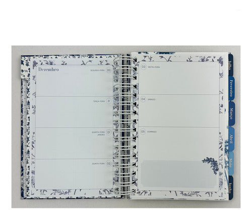 Planner Permanente Personalizado - Divisórias Abas Mensais