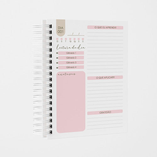 Caderno Devocional Preto 365 dias