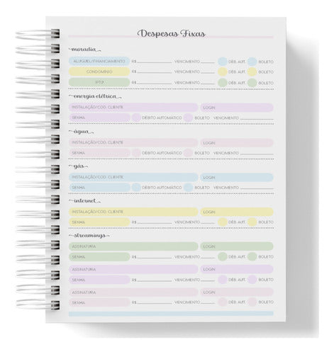 Planner Financeiro Coleção Living - Controle Financeiro