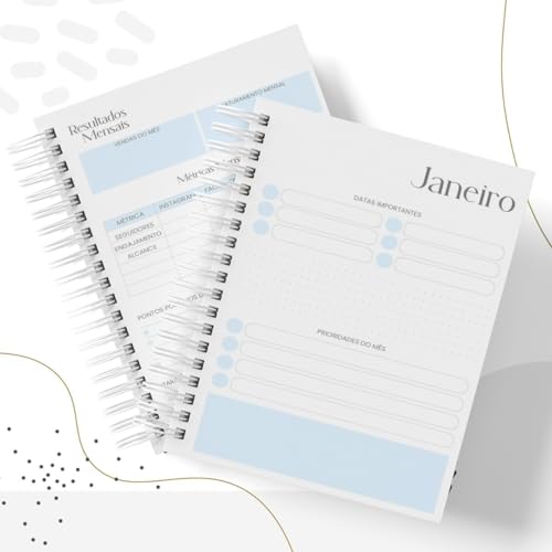 Planner Empreenda Marrom, preto, cinza