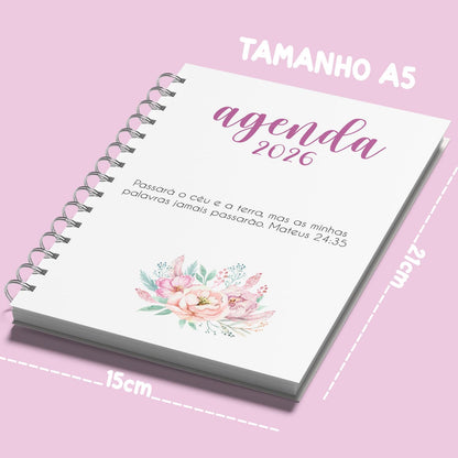 Agenda 2026 - 1 dia por Página, Coleção Borboletas