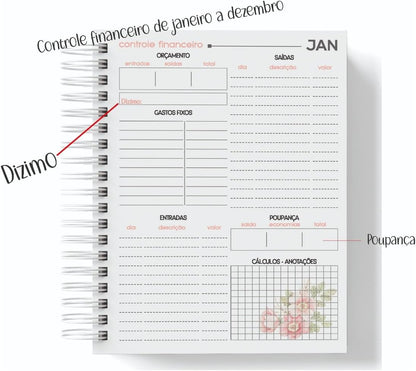 Agenda Cristã 2026 - 1 dia por Página