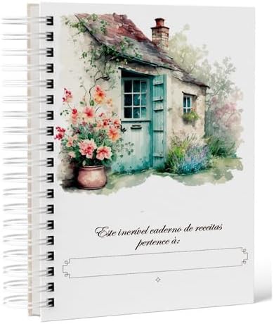 Caderno De Receitas Coleção - Minhas Receitas - Vintage