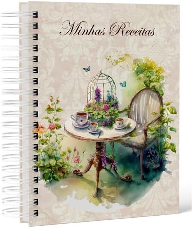 Caderno De Receitas Coleção - Minhas Receitas - Vintage