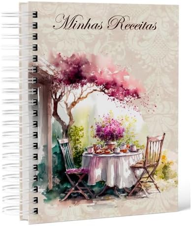 Caderno De Receitas Coleção - Minhas Receitas - Vintage