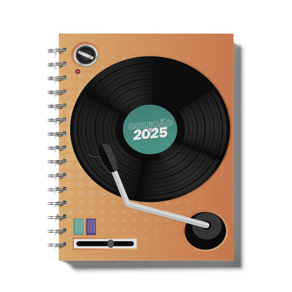 Planner Semanal 2025 Pickup Disc Retro - Planejamento Semanal, Roda da Vida, Finanças, Metas e Inspiração para um Ano Extraordinário