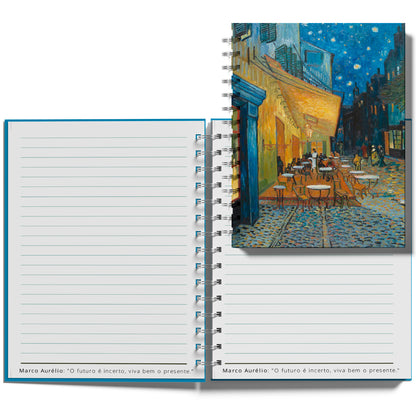 Caderno Van Gogh A5 – Arte e Estilo em Cada Página!