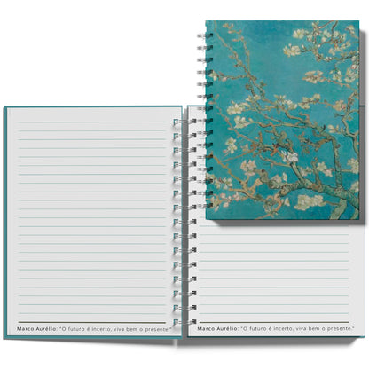 Caderno Van Gogh A5 – Arte e Estilo em Cada Página!
