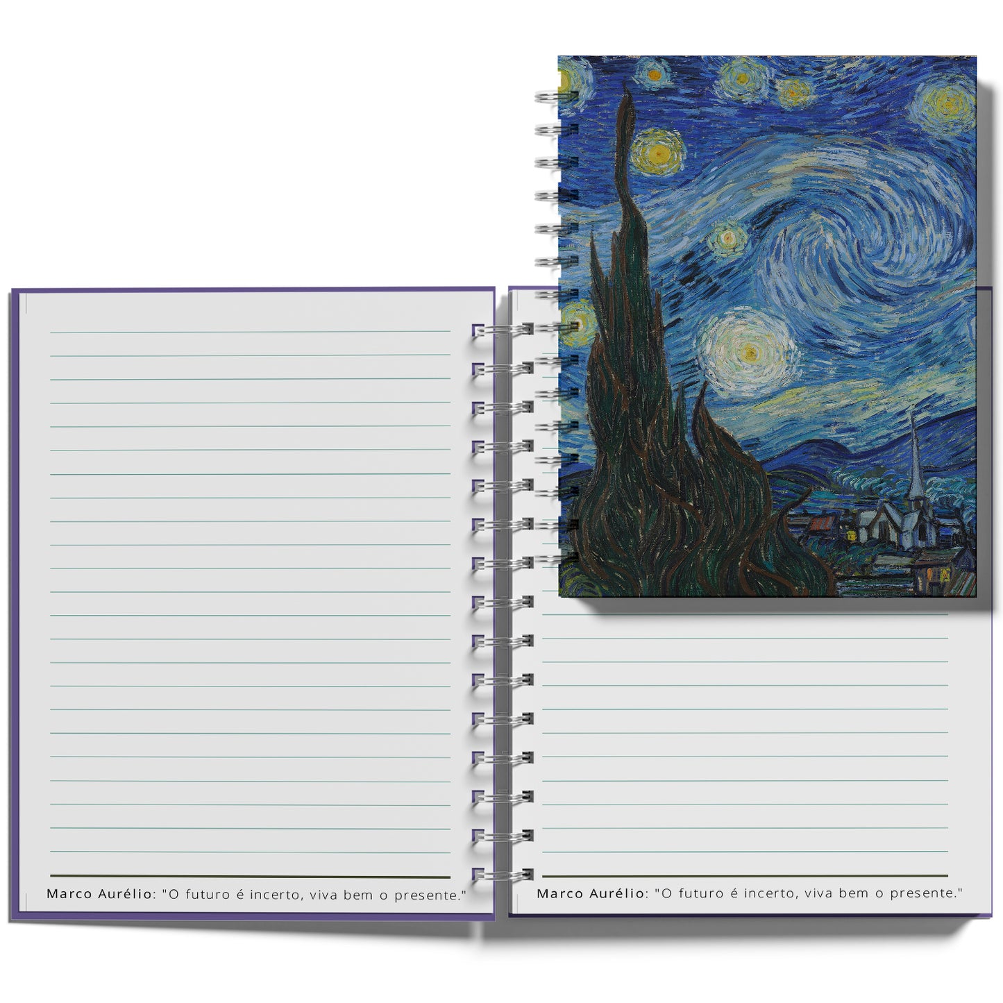 Caderno Van Gogh A5 – Arte e Estilo em Cada Página!