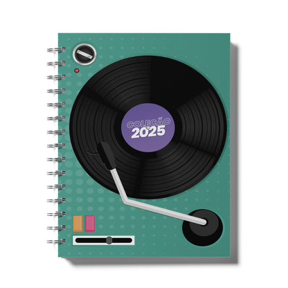 Planner Semanal 2025 Pickup Disc Retro - Planejamento Semanal, Roda da Vida, Finanças, Metas e Inspiração para um Ano Extraordinário