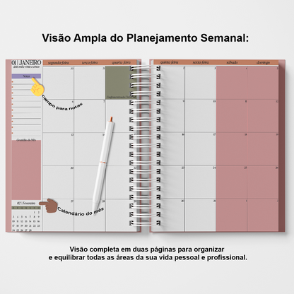 Planner Semanal 2025 - Agenda 2025, Agenda Planner