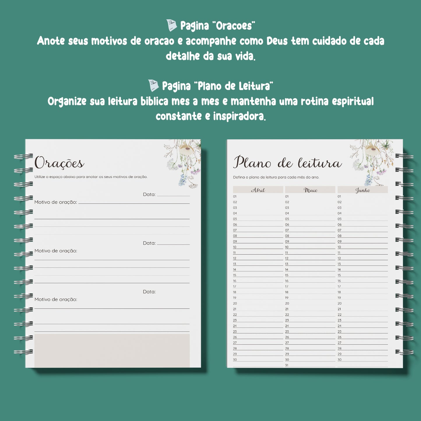Caderno Devocional - No Secreto Com Deus