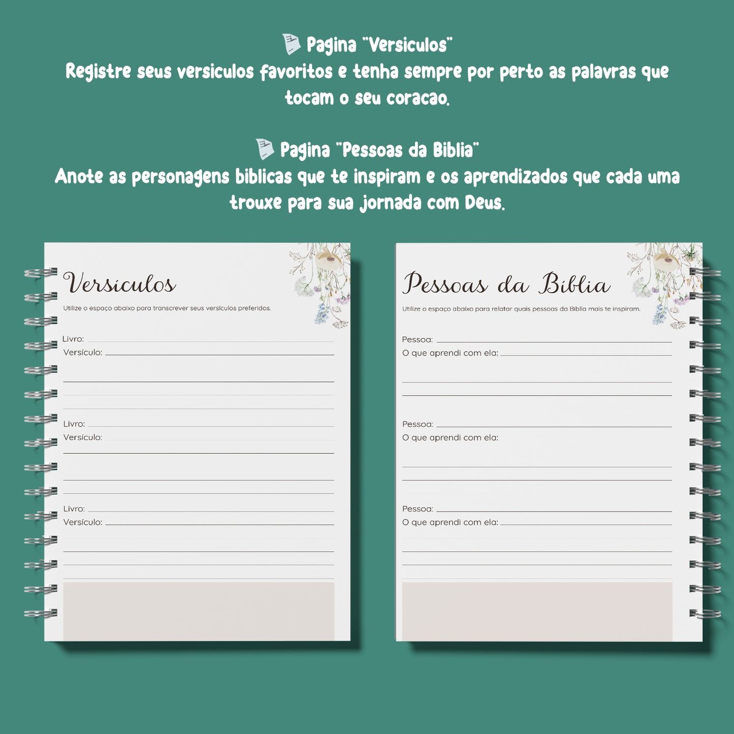 Caderno Devocional - No Secreto Com Deus