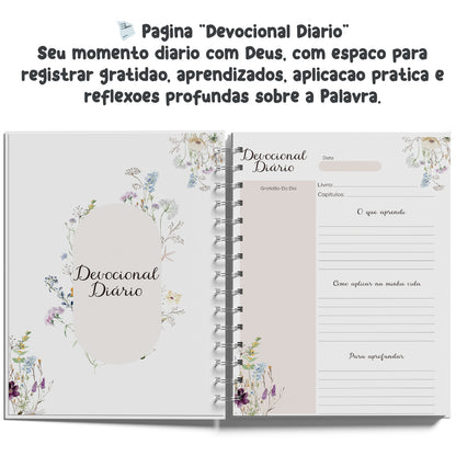 Caderno Devocional - No Secreto Com Deus
