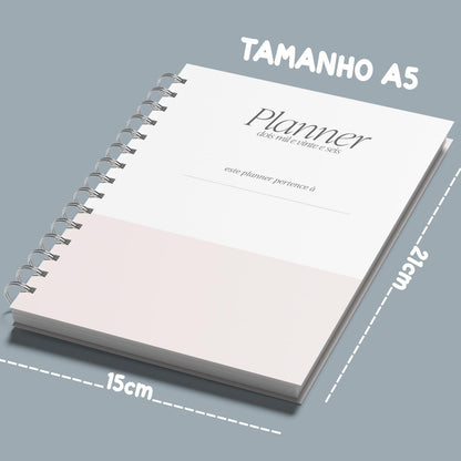 Planner 2026 - Cada flor no seu tempo: planeje o ano com calma e propósito.
