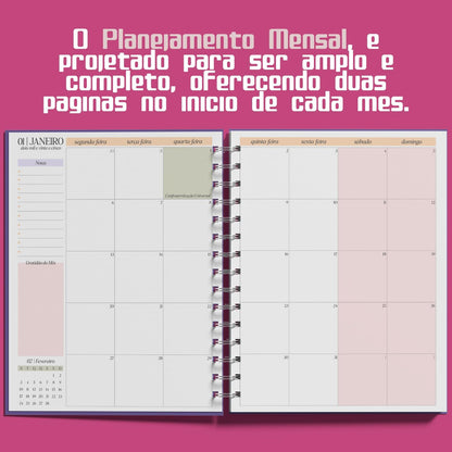 Planner Life 2026 Amarelo