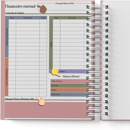 Planner Life 2026 Amarelo