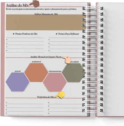 Planner Life 2026 Amarelo