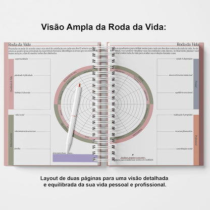 Planner Life 2026 Amarelo