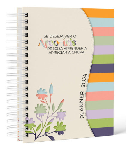 Planner Permanente A5  Wire-o  Semanal Coleção Colore