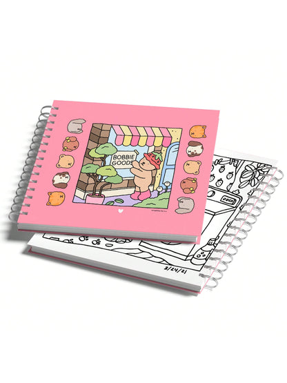 Livro de Colorir Bobbie Goods Pink - 30 Folhas